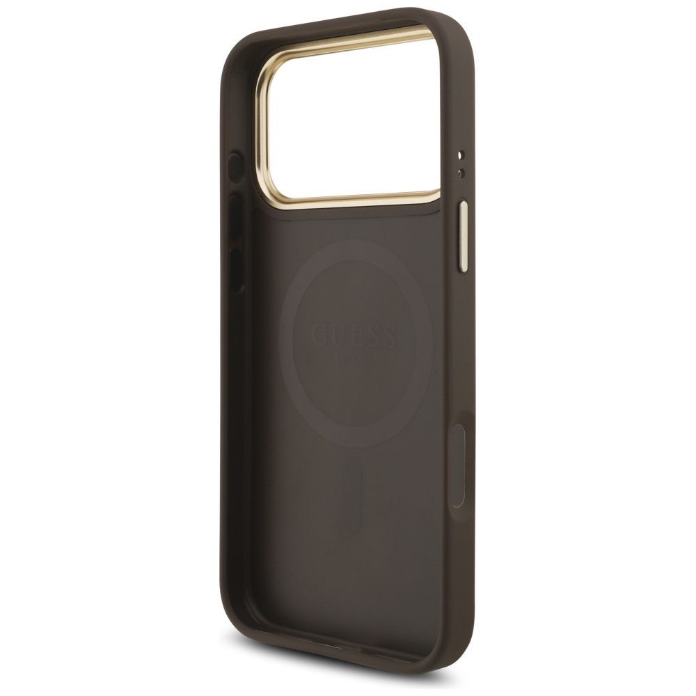 IPHONE 17 PRO - GUESS CASTANHA MAGSAFE